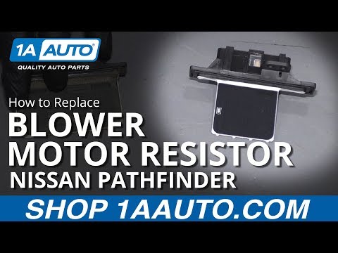 How to Replace Blower Motor Resistor 96-04 Nissan Pathfinder