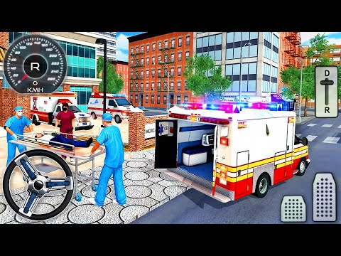 Ambulance Rescue Driver Simulator - Emergency City Transport Van Drive 3D - Android GamePlay