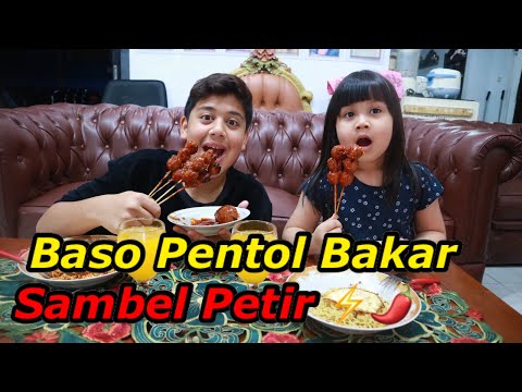 OMG! Baso Pentol Bakar Sambel Petir ⚡️🌶⚡️🌶 DAHSYAT!!