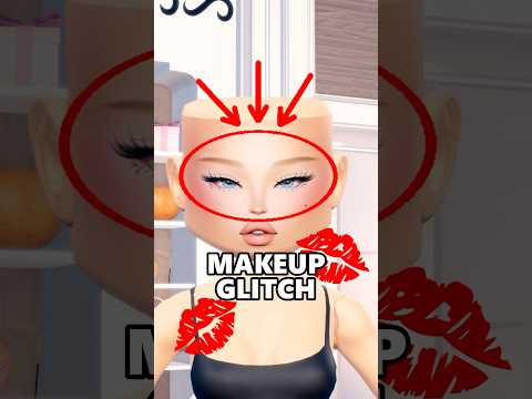 MAKE-UP-GLITCH in DRESS TO IMPRESS #roblox #dresstoimpress #dti #shorts #makeup