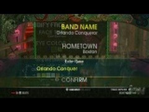 Rock Band 2 Nintendo Wii Gameplay - Customization
