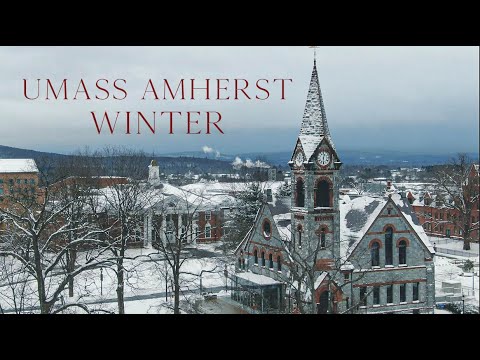UMass Amherst | Serene Winter Wonderland [4K]
