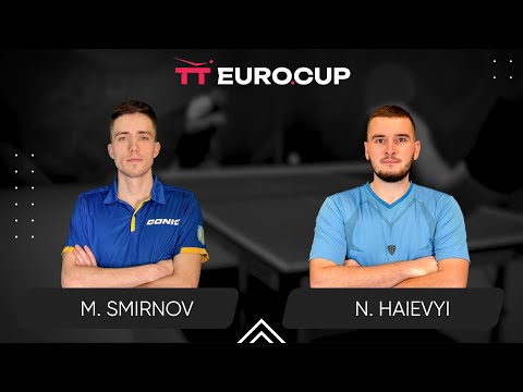 10:00 Mykyta Smirnov - Nazarii Haievyi 31.05.2025 TT Euro.Cup Ukraine Master. TABLE 3