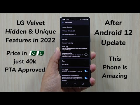 LG Velvet Hidden & Unique Features in 2022 - After Android 12