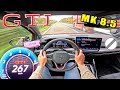 2025 NEW VW GOLF GTI MK8 5 TOP SPEED On AUTOBAHN