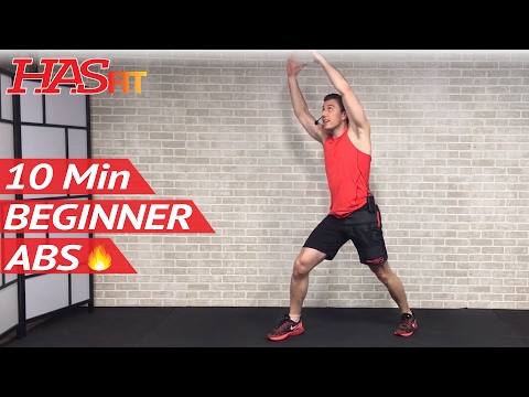 10 Min Easy Abs Workout for Beginners & People Who Get Bored Easily - Beginner 10 Minute Ab Workout