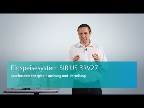 Einspeisesystem SIRIUS 3RV27