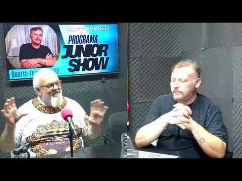 Programa Junior Show - Junior Miola entrevista João Bosco Presidente da escola de samba deixa falar