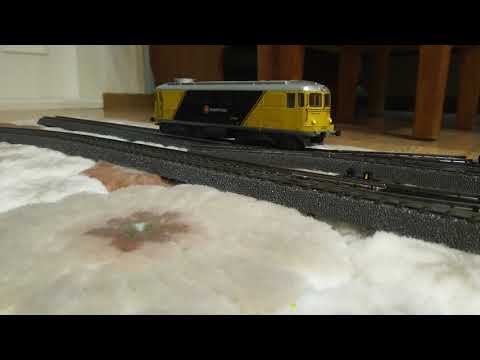 060 DA (MTB) Teste finale dupa montarea patinei sub boghiu . Functioneaza perfect !