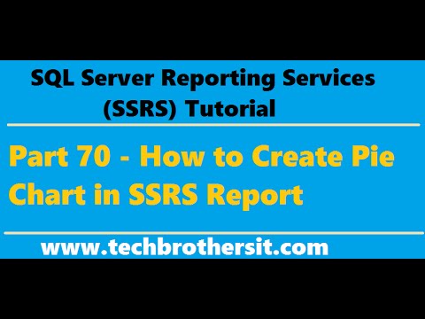 SSRS Tutorial 70 - How to Create Pie Chart in SSRS Report