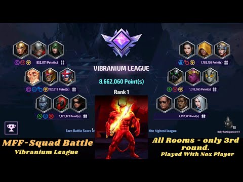 MFF - Squad Battle Vibranium League All rooms