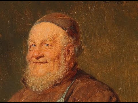 Lächelnder Mönch mit Brotzeit von Eduard von Grützner - Video von Günter Frei (Official Video)