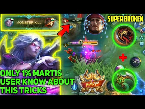Only 1% Martis User Know How ( WarAxe + CorrosionScythe ) Combo Is Super Broken🔥🔥- Mobile Legends
