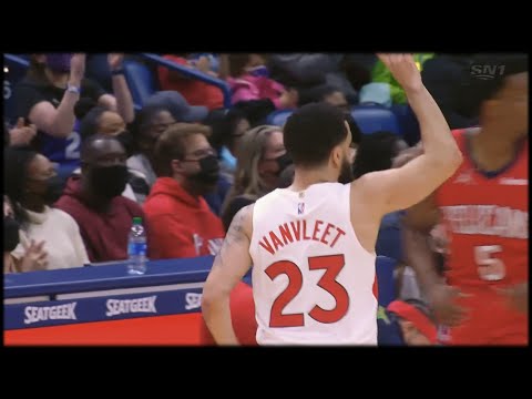 Fred VanVleet Buries the Contested Triple