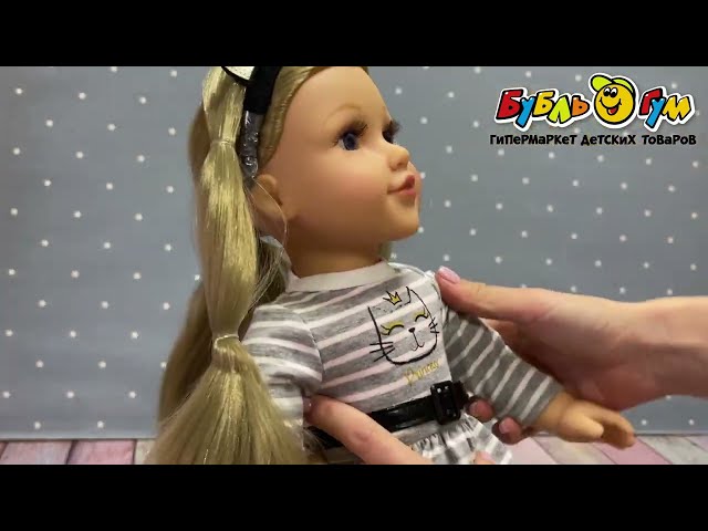 Кукла Dream Hearts блондинка в ободке с ушками 45см с 3лет - видео