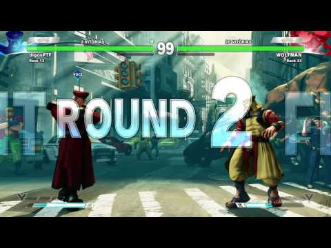 STREET FIGHTER V (BETA) digosPTF(Bison) vs WOLFMAN(Rashid)