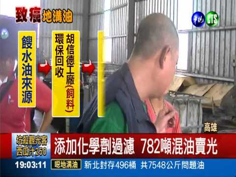 地溝油賣5萬桶 強冠老董道歉喊冤