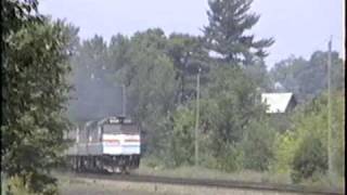 preview picture of video 'Amtrak #448 7-20-91'