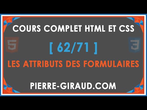 COURS COMPLET HTML ET CSS 1 71 Présentation du cours