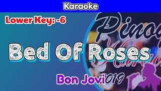 Bed Of Roses by Bon Jovi (Karaoke : Lower Key : -6)