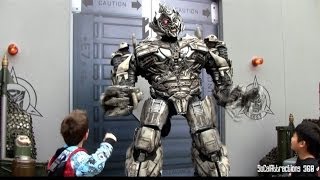 [HD] HILARIOUS Transformers Megatron Having Fun with Guests - Interactive Talking Transformers