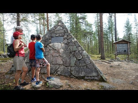 Maupertuis Memorial in Pello Lapland Finland - Maupertuis muistomerkki Kittisvaara Laponie Lappi