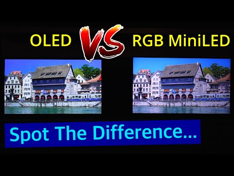 OLED vs RGB-Mini LED TV Side-by-Side Demo — Which is Better?