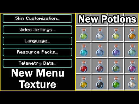 CheezyChez - New Potion Colors, Menu Texture, Armor Swapping, and more! Minecraft 1.19.4