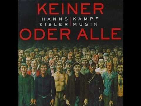 Hanns Eisler - Keiner oder Alle - Hermann Hähnel