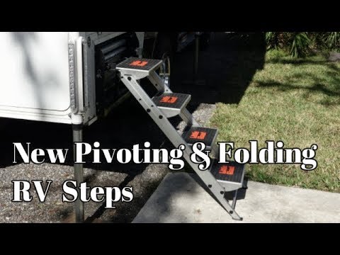 New Pivoting & Folding RV Steps - Enhanced Design