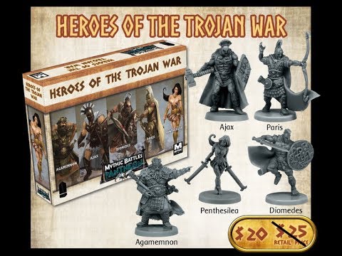 The Purge: # 1596 Mythic Battles: Pantheon - Heroes of the Trojan Wars: A chance to add some heroes and non-monsters to your games
