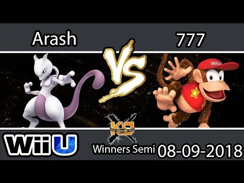 KO2018 Smash Wii U (WS) - 777 (Diddy Kong) vs. Arash (Mewtwo)