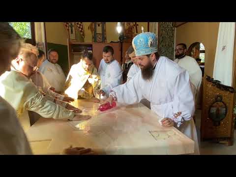 Resfințirea bisericii din Cutca