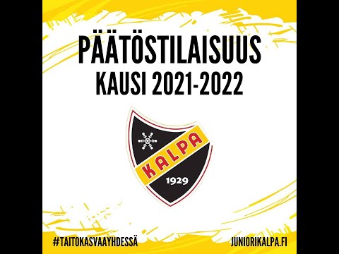 Päätöstilaisuus kausi 2021-2022
