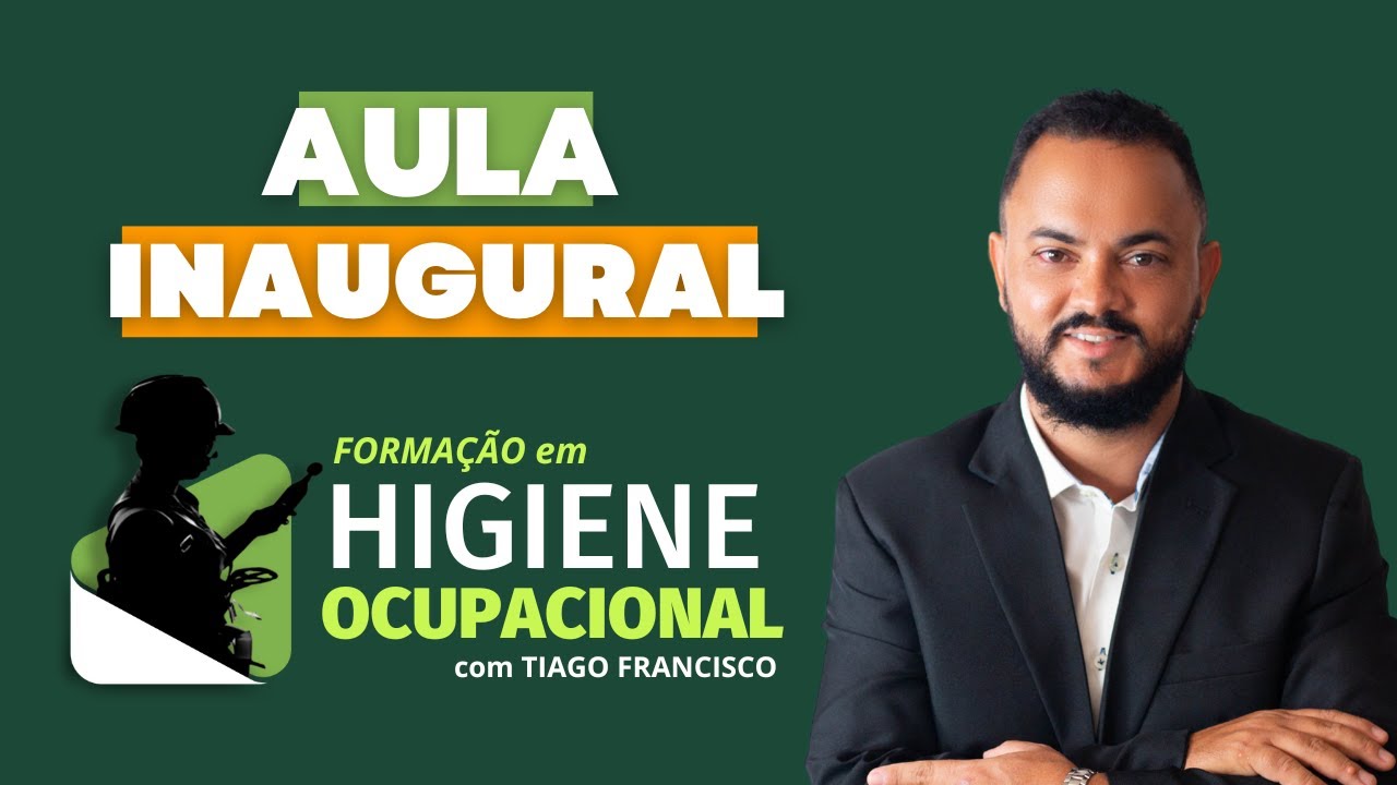 Aula Inaugural Formação em Higiene Ocupacional, com Tiago Francisco