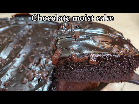 CHOCOLATE MOIST CAKE RECIPE|HOW TO MAKE CHOCOLATE CAKE|NAZMA'S KITCHEN