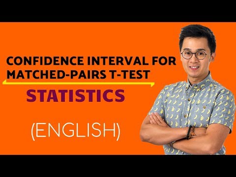 Statistics: Paired or Matched-Pairs t Distribution for Confidence Interval