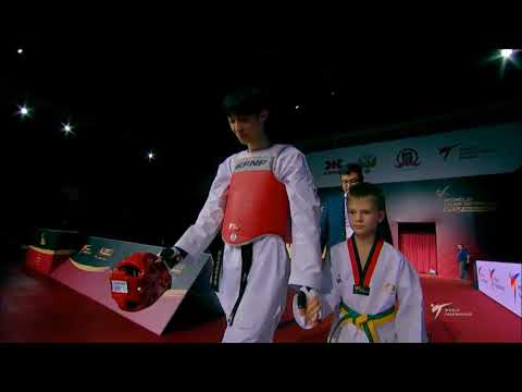 World Taekwondo Grand-Prix Moscow 2018. M - 58. Финал. HADIPOUR SEIGHALANI-JANG