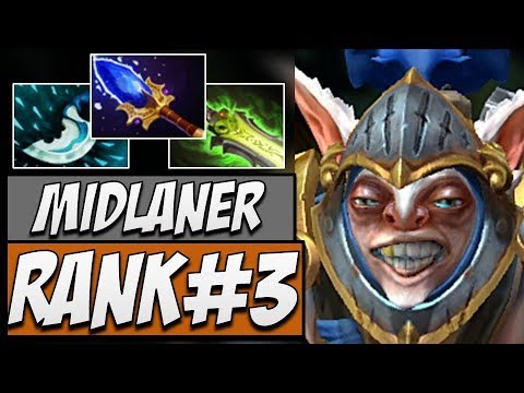 Ahjit Meepo - Rank #3 in Dotabuff | Dota Gameplay 7.14