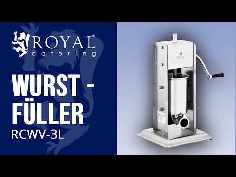 Video - Wurstfüller - vertikal - 3 L