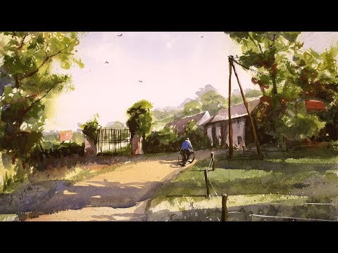 Rural scene in Normandy