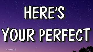 Download lagu Here's your perfect - Lyrics cover by Eylia Guntabid mp3
