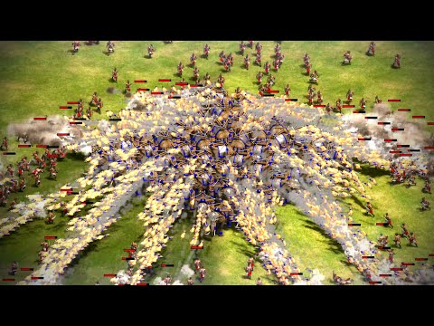 Machine Gun Ballista Elephants Stand Ground Against Karambit Warriors Swarm | AoE II: DE