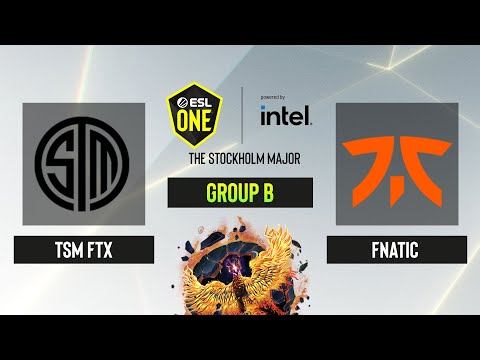 Dota2 - Fnatic vs. TSM FTX - Game 2 - Group B - ESL One Stockholm 2022