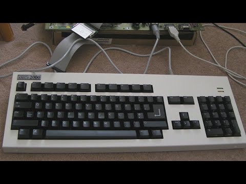 Commodore Amiga Checkmate Keyboard Shell & A1200.net Replacement Keys (1st Run) / A2000 DIY Keyboard