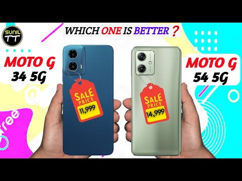 Moto G34 5g vs Moto G54 5g | Full Comparison⚡Which One is Best ? #motog345g #motog54 