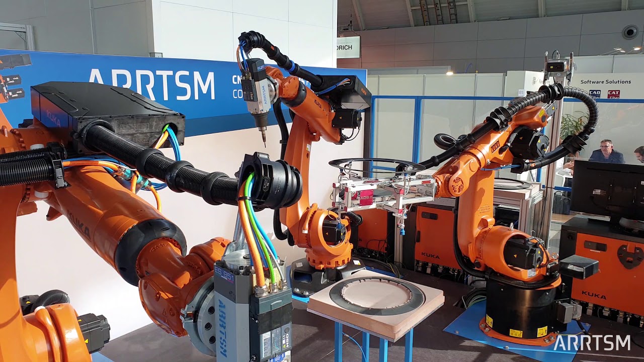 Autonomous Multi-CNC-Robot System