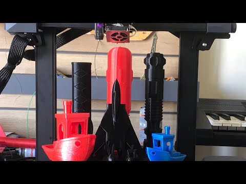 Creality ender 3 s1 unboxing and test print