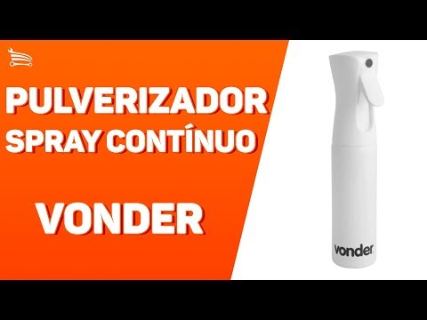 Pulverizador 300ml com Spray Contínuo - Video