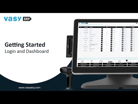 VasyERP - Dashboard Walk-through